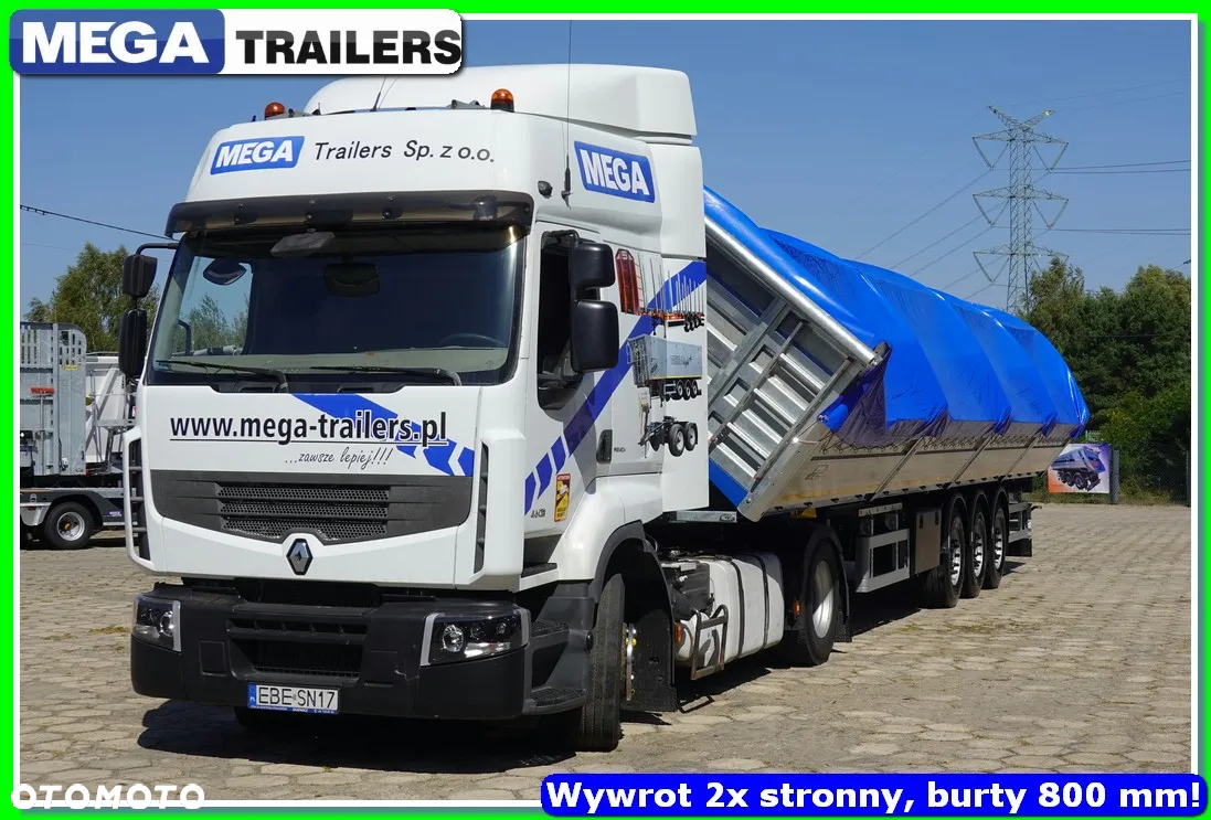 Mega 25 m³ wywrotka - platforma, 2-stronna, HARDOX 450 !!! - 19