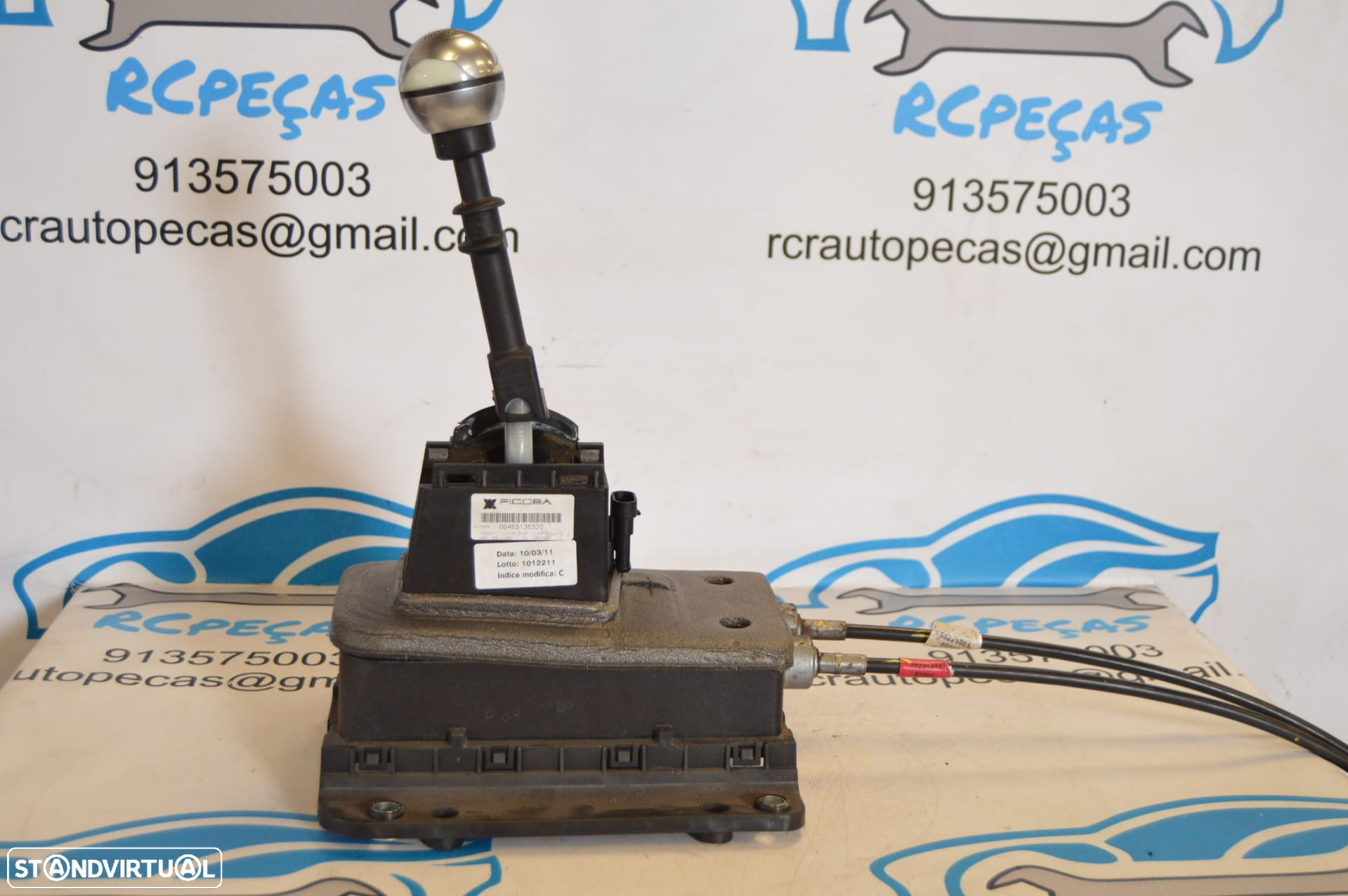 SELETOR CAIXA VELOCIDADES MANUAL MANETE MUDANÇAS MOCA 00463136320 1012211 ALFA ROMEO GIULIETTA 940 1.6 JTDM 105CV 940A3000 - 5