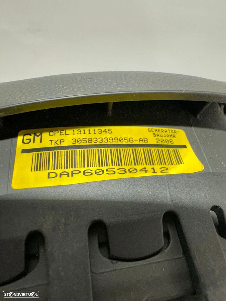 .Airbag Volante Condutor GM Opel Astra H 13111345 2004 - 2009 - 7