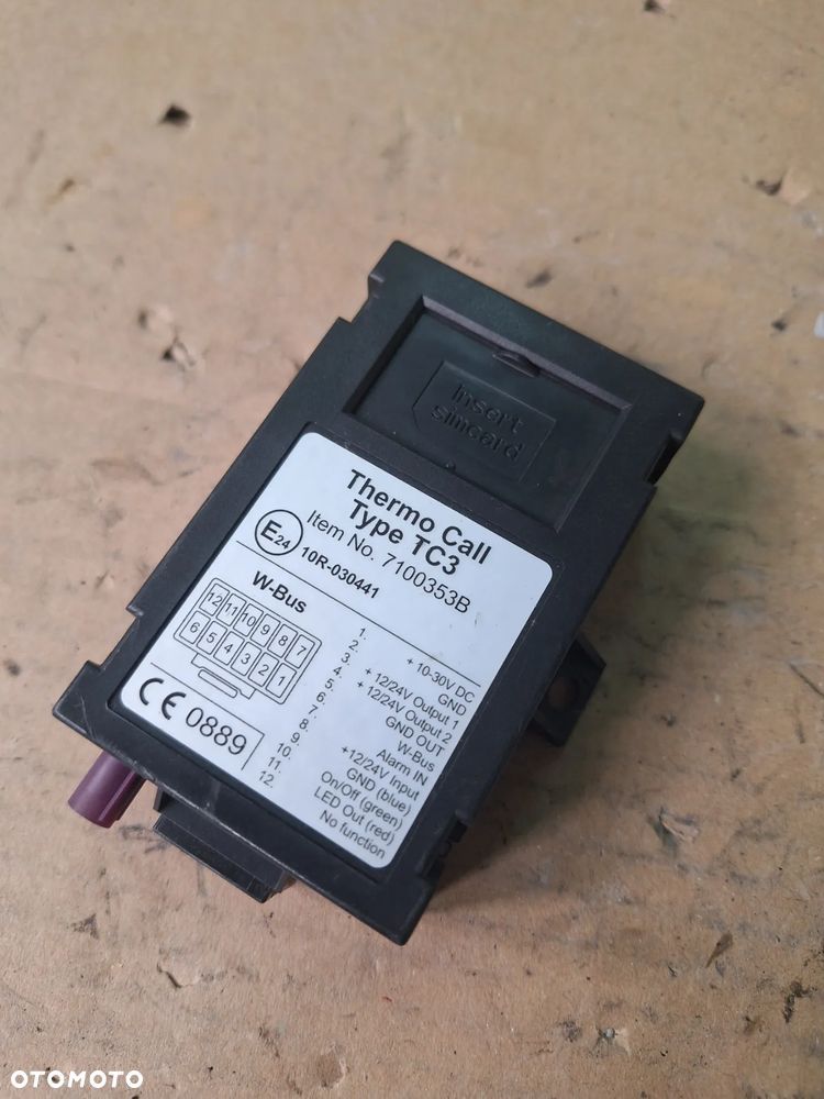 Sterownik Webasto Thermo Call Type TC3 7100353B   (46/6) - 5