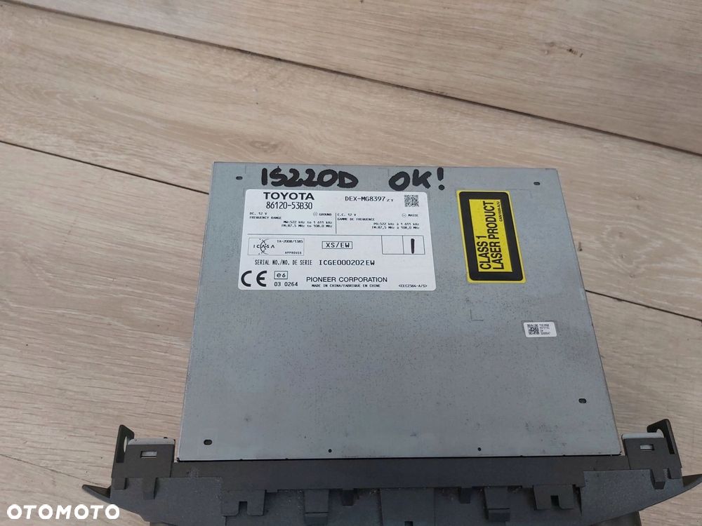 LEXUS IS II 200 220d radio CD odtwarzacz 86120-53B30 - 4
