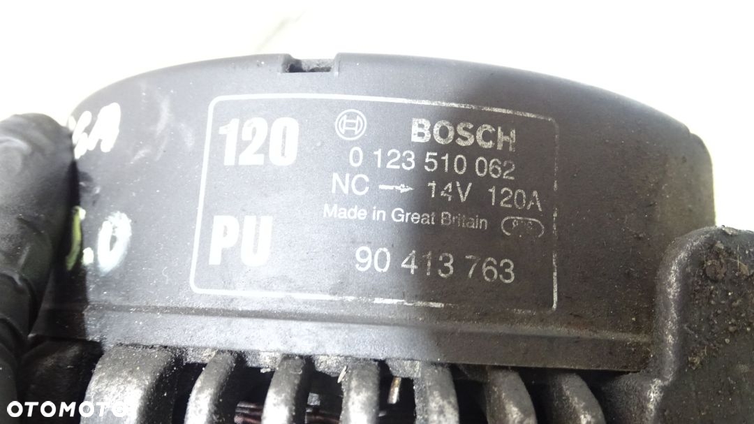 ALTERNATOR 120A OPEL OMEGA 3.0 90413763 0123510062 - 5