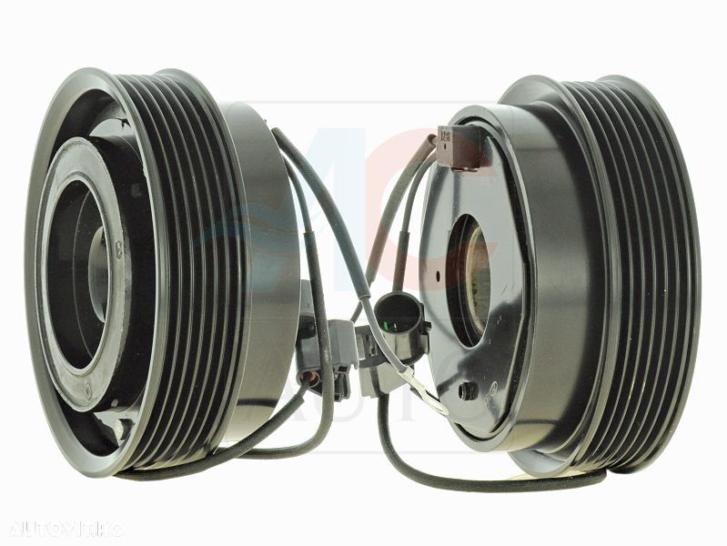 Set bobina, fulie si ambreiaj compresor AC 6pk 122mm DOOWON 10PA17C Hyundai Tucson 2.0 CRDi - 1