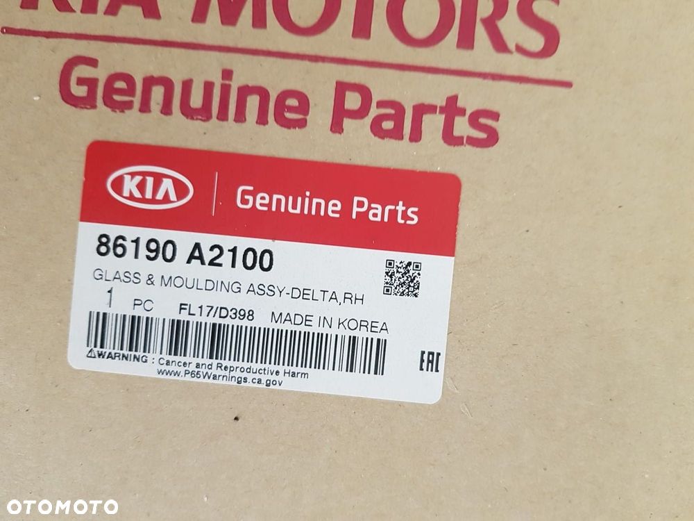 KIA CEED II SZYBA PRZEDNIA PRZÓD PRAWA 86190-A2100 - 5