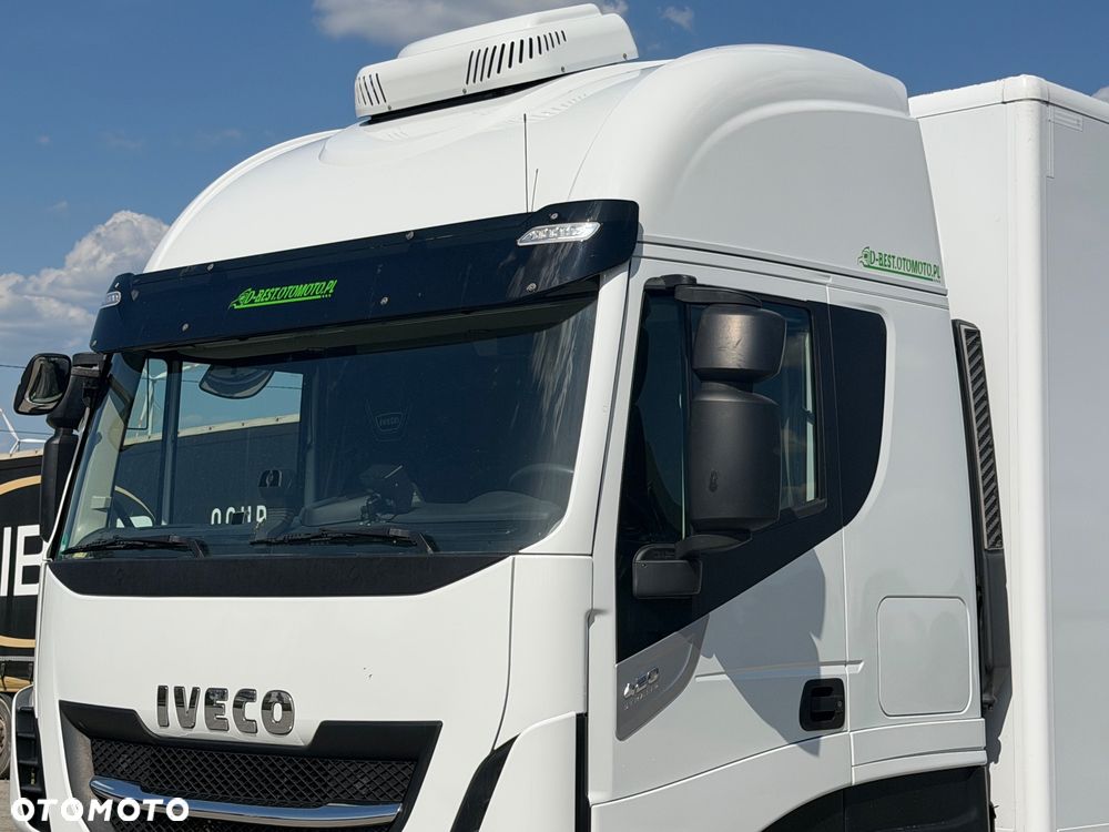 Iveco STRALIS 420 / HI-WAY / KONTENER / WINDA / 23 EUROPALETY / EURO 6 / AUTOMAT / 6x2 / OŚ SKRĘTNA / PODNOSZONA / 2019 ROK / SPROWADZONY - 13