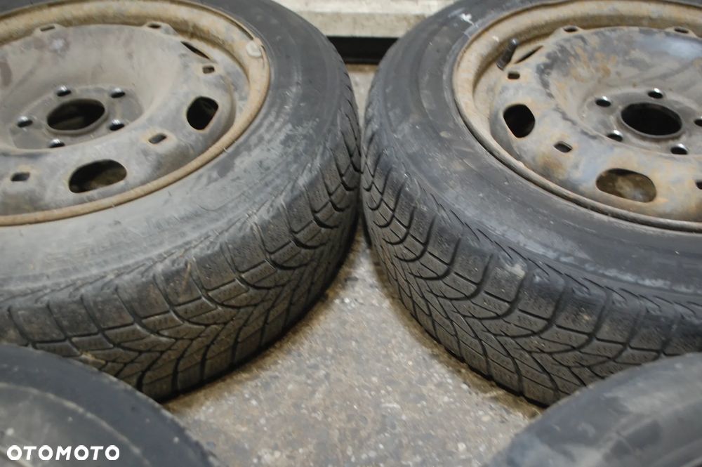 FELGI STALOWE Z OPONAMI ZIMOWYMI 6Q0601027P 5X100 ET43 6J 185/65R14 165/65R14 KLEBER VW FOX SEAT SKODA - 15