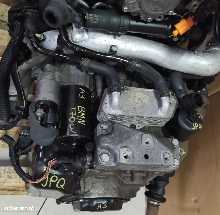 motor audi A3 2.0tdi 170cv Bmn - caixa automatica DSG 6v JPQ - 9