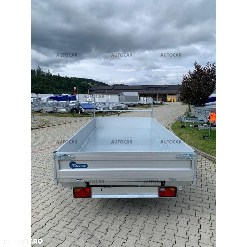 Autocar Remorca basculabila pe trei parti Debon pana la 3500 kg - 3