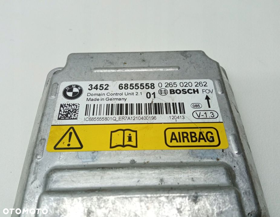 MODUŁ AIRBAG BMW SERIA 3 F30 2.0 D 6855558 - 3