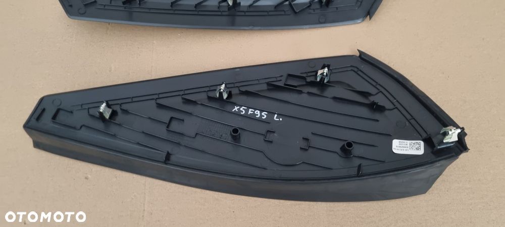 BMW X5 F95 G05 LCI 2022- Zaślepki boczne konsoli Oryginał Demontaż - 5