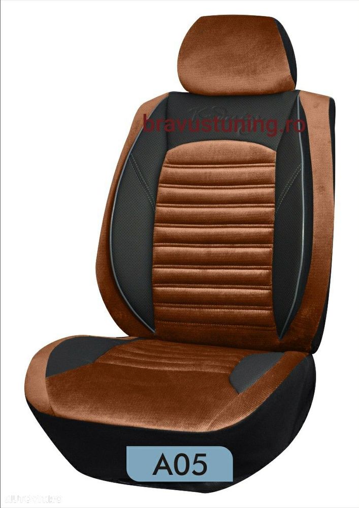 Set huse scaun auto VELUR Audi,BMW,Passat,Opel,Skoda,Duster,Mercedes - 4