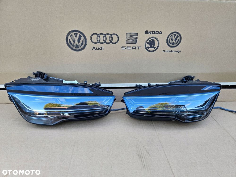audi a7 s7 rs7 c7 4g lift lampa przód przednia matrix lewa kpl 4g8941035b - 1