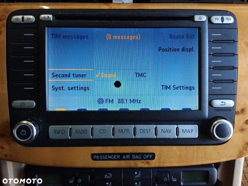 VW PASSAT B6 GOLF V RADIO NAWIGACJA OEM 1K0035198C - 2