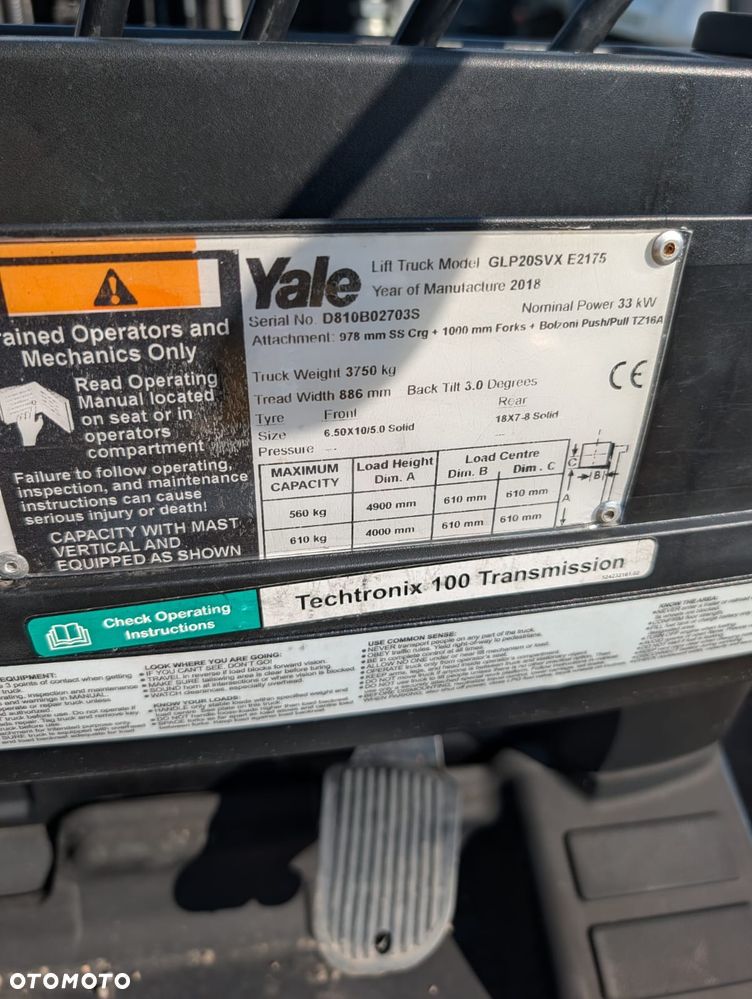 Yale GLP20SVX E2175 2T - 7