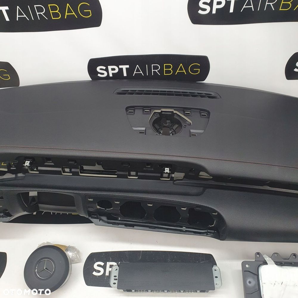 MERCEDES CLA W118 DESKA ROZDZIELCZA KONSOLA KOKPIT PULPIT PODUSZKI AIRBAG AIR BAG PASY KIT SET - 3