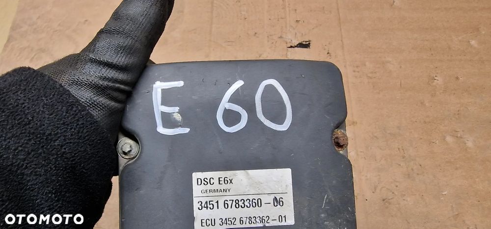 Pompa ABS DSC sterownik BMW 5 E60 0265960327 6783360 6783362 - 8