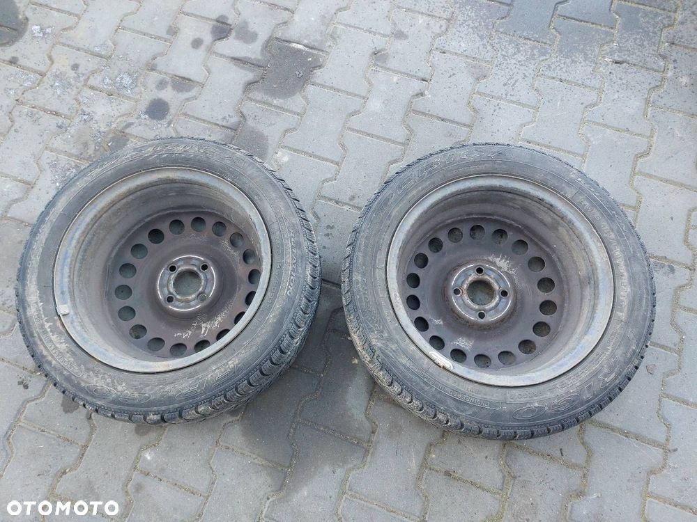 KOŁA FELGI OPONY ZIMOWE 2 SZTUKI 4x100 6Jx15 FI56,6 185/60R15 OPEL - 10