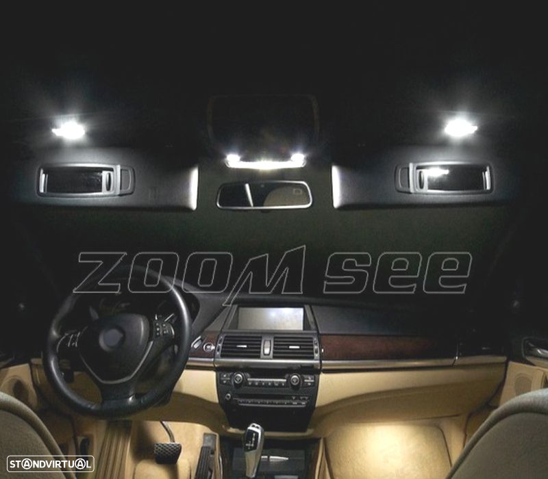 KIT COMPLETO 21 LAMPADAS LED INTERIOR PARA BMW X5 E70 07-13 - 5