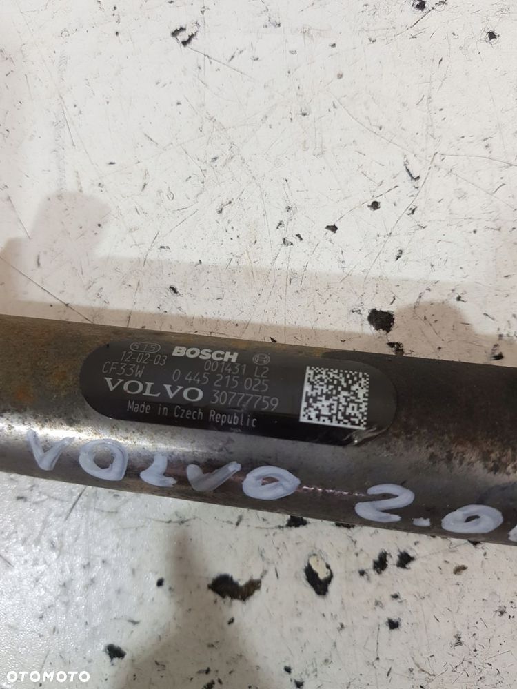 listwa wtryskowa 30777759 volvo v60 v70 s60 2.0d - 5