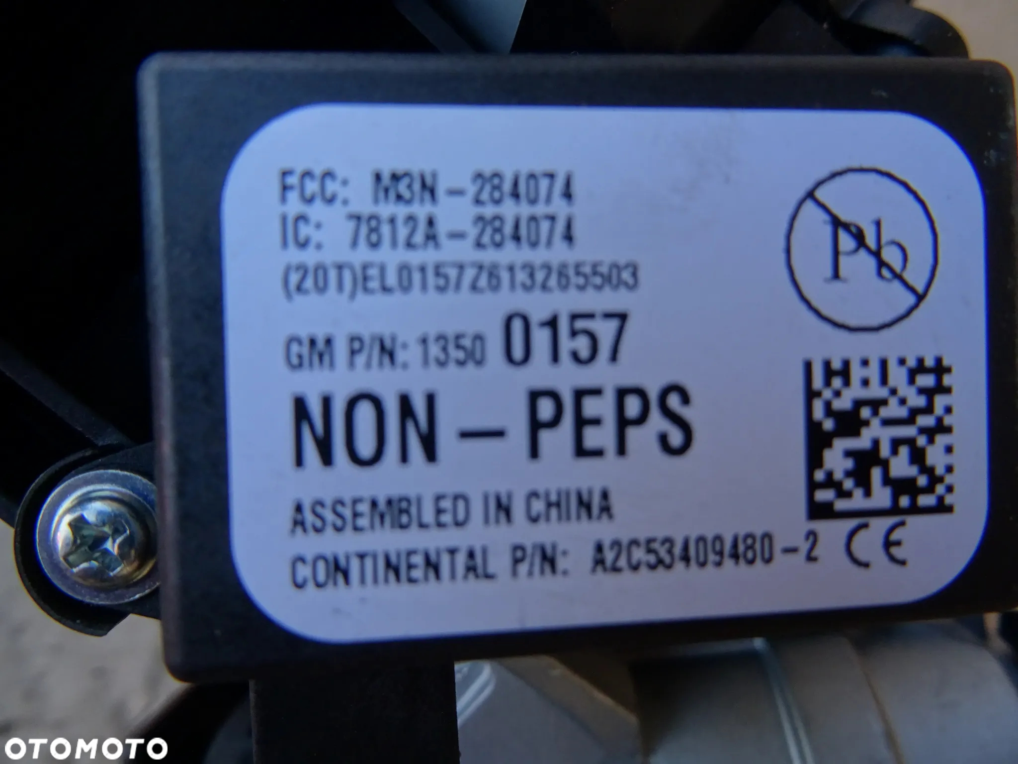 OPEL INSIGNIA ASTRA J ZAFIRA C MODUŁ ANTENA PĘTLA IMMO pin carpass sps programowanie - 13