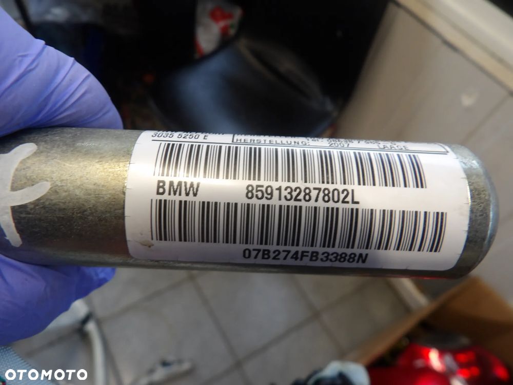 BMW - E87 - PRAWA KURTYNA POWIETRZNA - DEMONTAŻ - EUROPA - 9132878 - 2