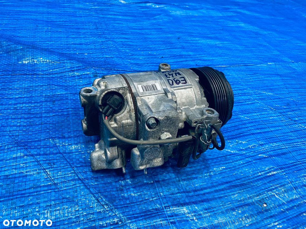 SPRĘŻARKA KOMPRESOR POMPA KLIMATYZACJI KLIMY BMW E60 E61 E81 E84 E87 E88 E90 E91 1.8D 2.0D * N47 * ; 6987862 ORYGINAŁ - 1