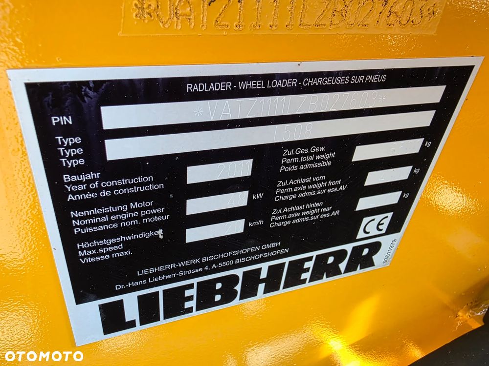 Liebherr L508 Stereo, 2011 ROK, 3800 GODZIN ! ! ! - 31