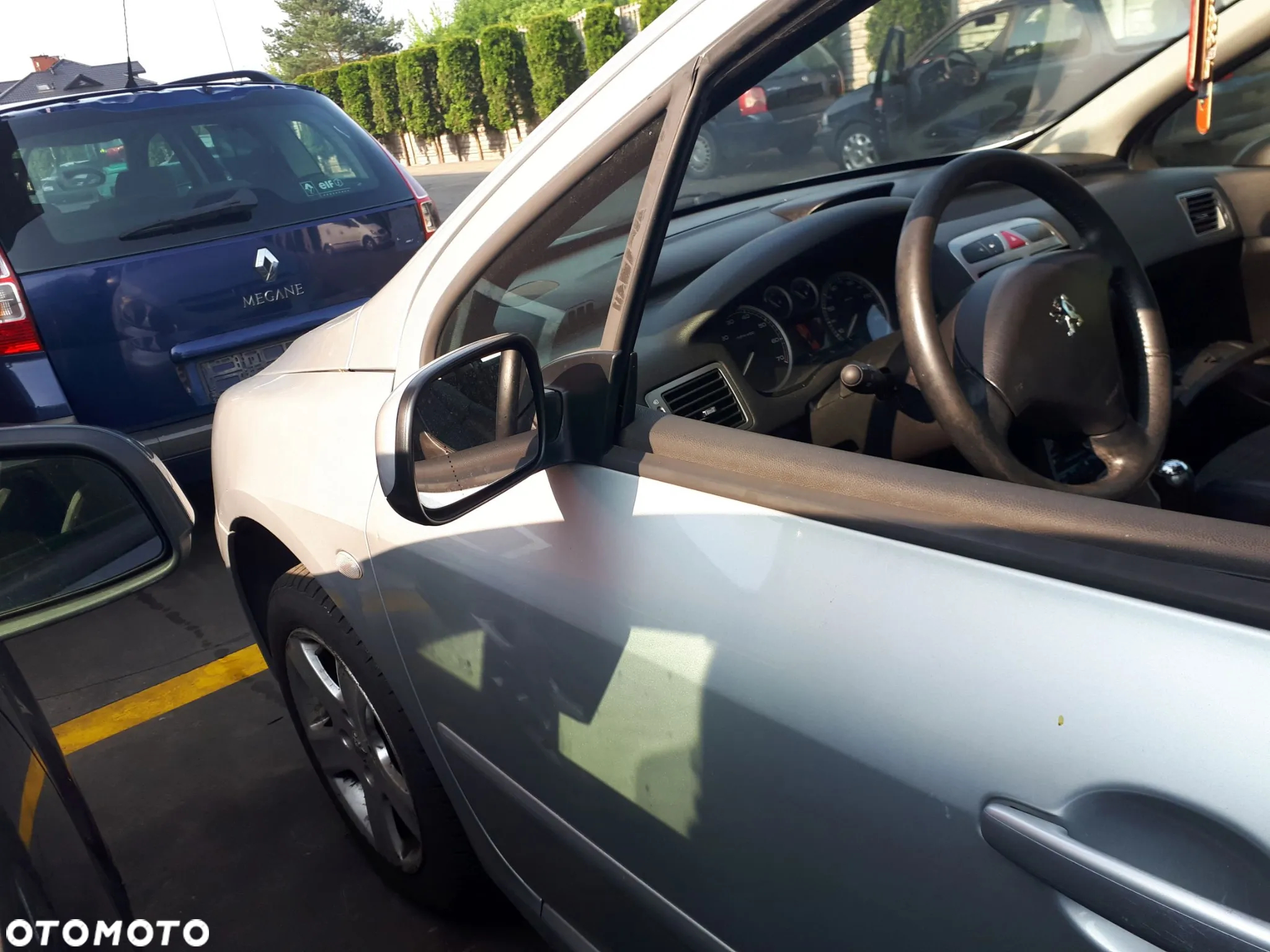 PEUGEOT 307 01-05 1.6 16V NFU OSŁONA PRZECIWSLONECZNA PRAWA LEWA - 17