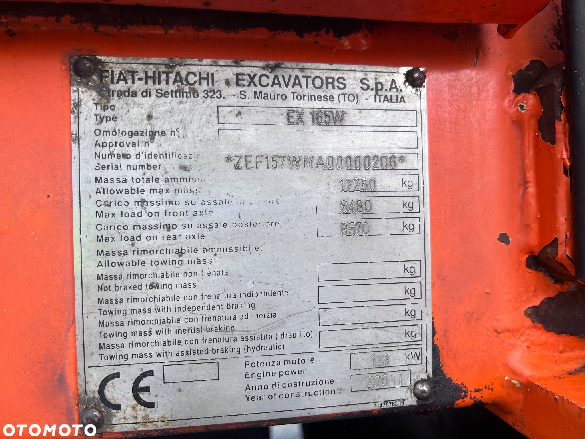 Hitachi EX 165W Fiat-Hitachi - 13