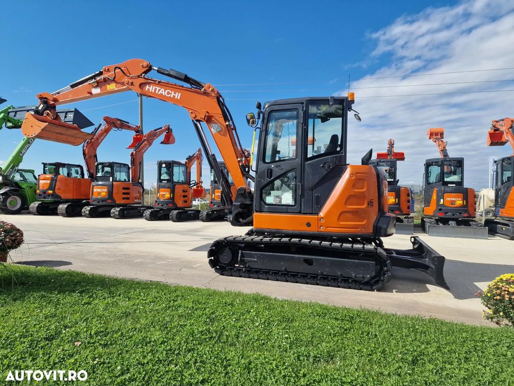Hitachi ZX65-6, 2023, 1.208h, Masa operationoala 6,5t, lamaAd sapare 5m, CUPLA RAPIDA HIDRAULICA +3 CUPE NOI, senile cauciuc PAD 90% ok, Inst picon, Aer conditionat, Sistem antifurt, Ridica 3t, posibilitate leasing 4 ani, STARE CA NOU-PROMOTIE 55.900 EUR+Tva - 7