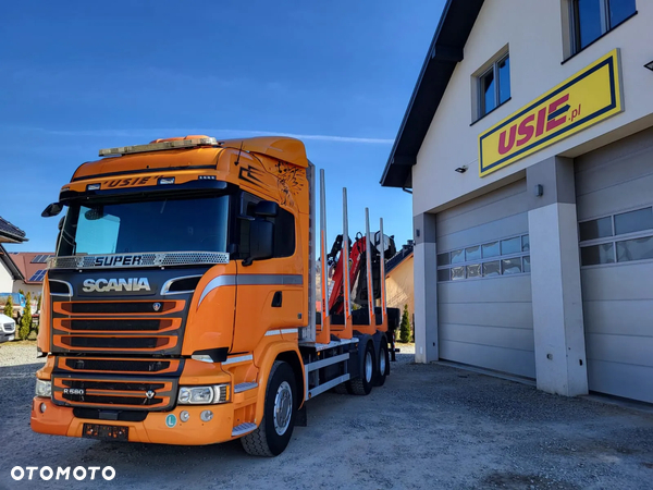 Scania R580*V8*6x4*Do drewna*drzewa*lasu*stosu*kłody