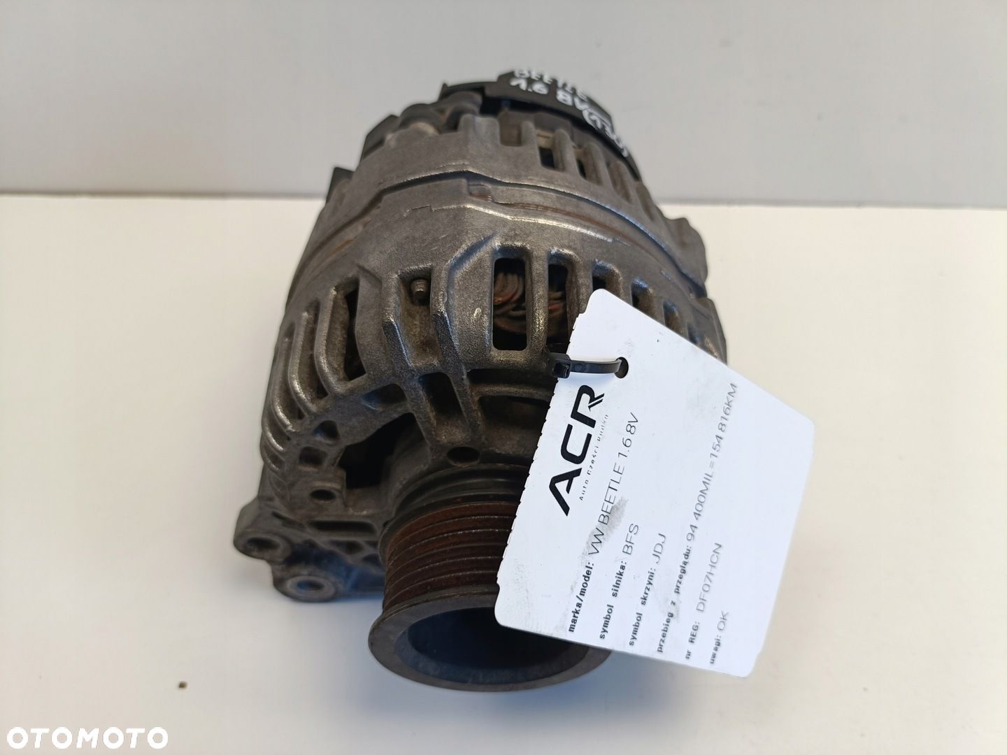 VW New Beetle 1.6 8V ALTERNATOR 70A 06A903026B - 1