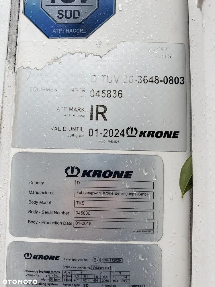 Krone MULTITEMPERATURA / BI-TEMP / BAR WINDA - 28