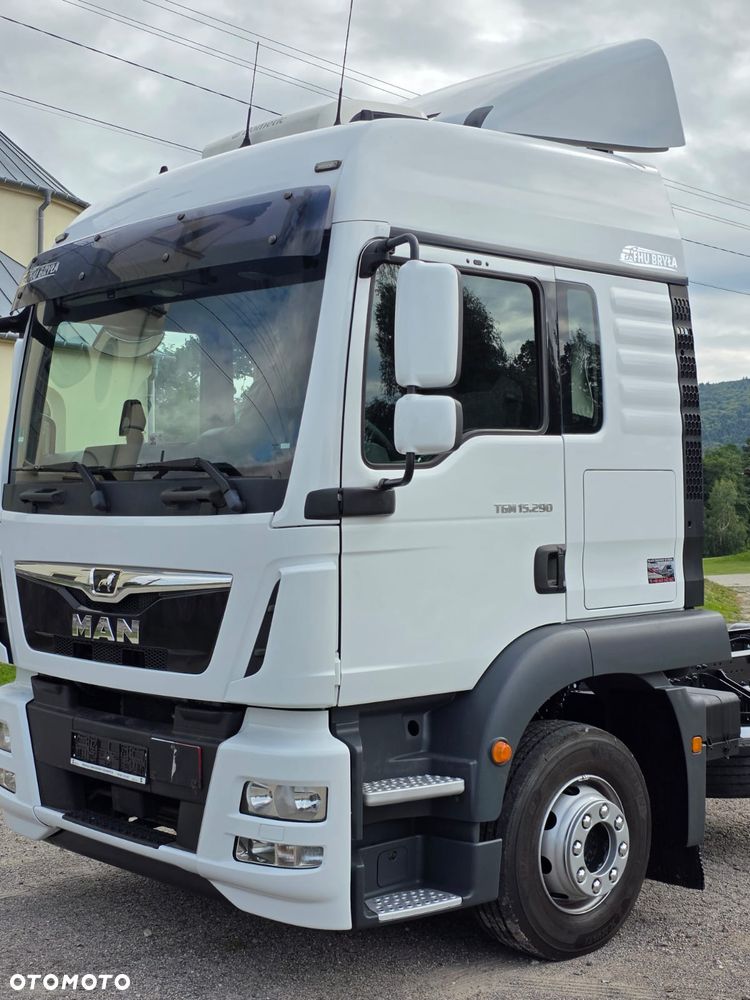 MAN TGM 15.290 / LIFT / KLIMA POSTOJOWA /  RAMA / LAWETA  / DO ŻYWCA / POMOC DROGOWA / CAŁY NA PODUSZKACH / E6 / ROZSTAW OSI 5.40M / STAN BARDZO DOBRY - 10
