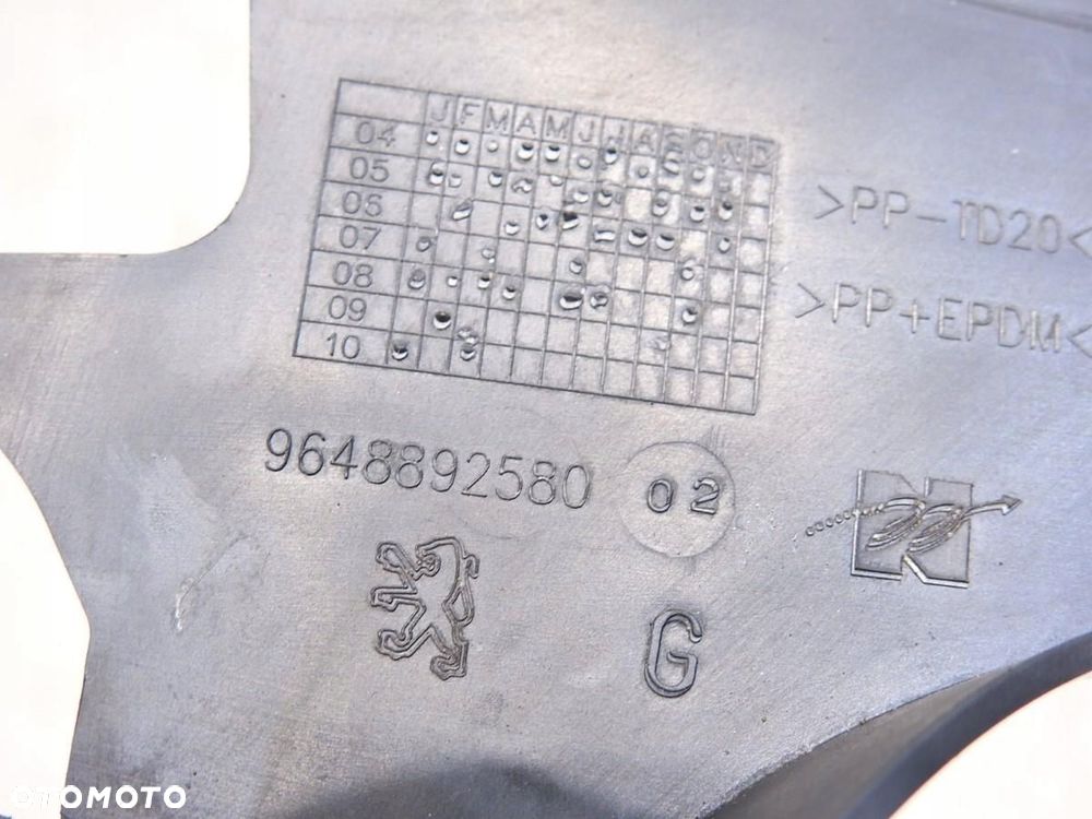 KIEROWNICA POWIETRZA LEWA PEUGEOT 607 LIFT 9648892580 - 6