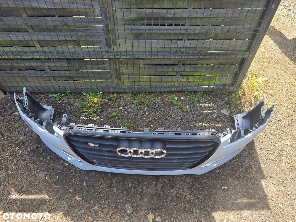 Audi s8 d4 lift zderzak przód grill kratki oryginał - 4