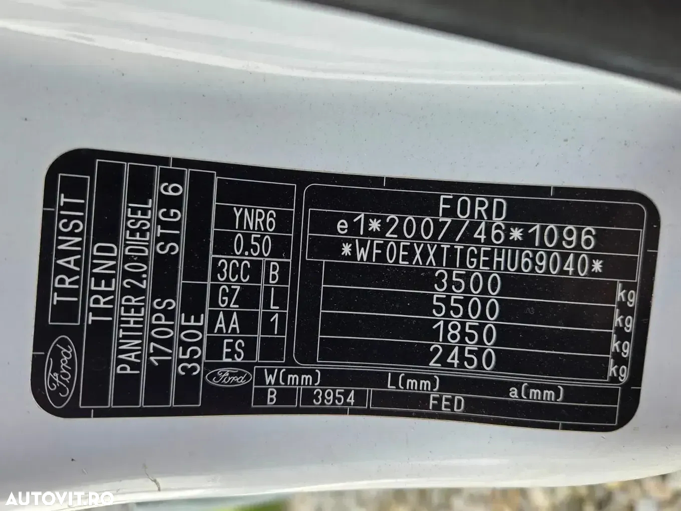 Ford New Transit Axa Dubla Doka 7locuri+Bena L=3.20m - 27