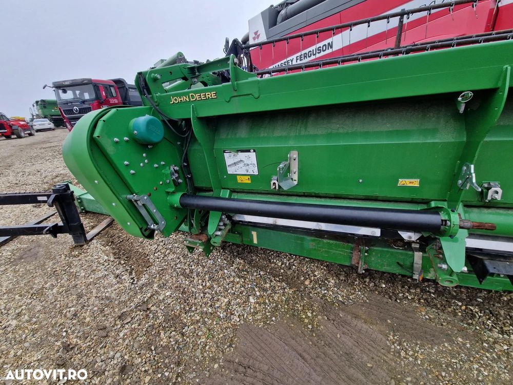 John Deere 630X HEADER PAIOASE si CARUCIOR TRANSPORT  ZURN SWW500-630X - 12