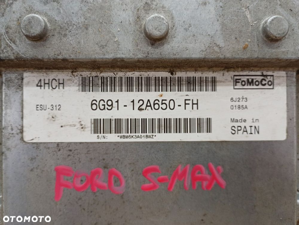 sterownik silnika komputer ford s-max 2.0 6G91-12A650-FH - 3