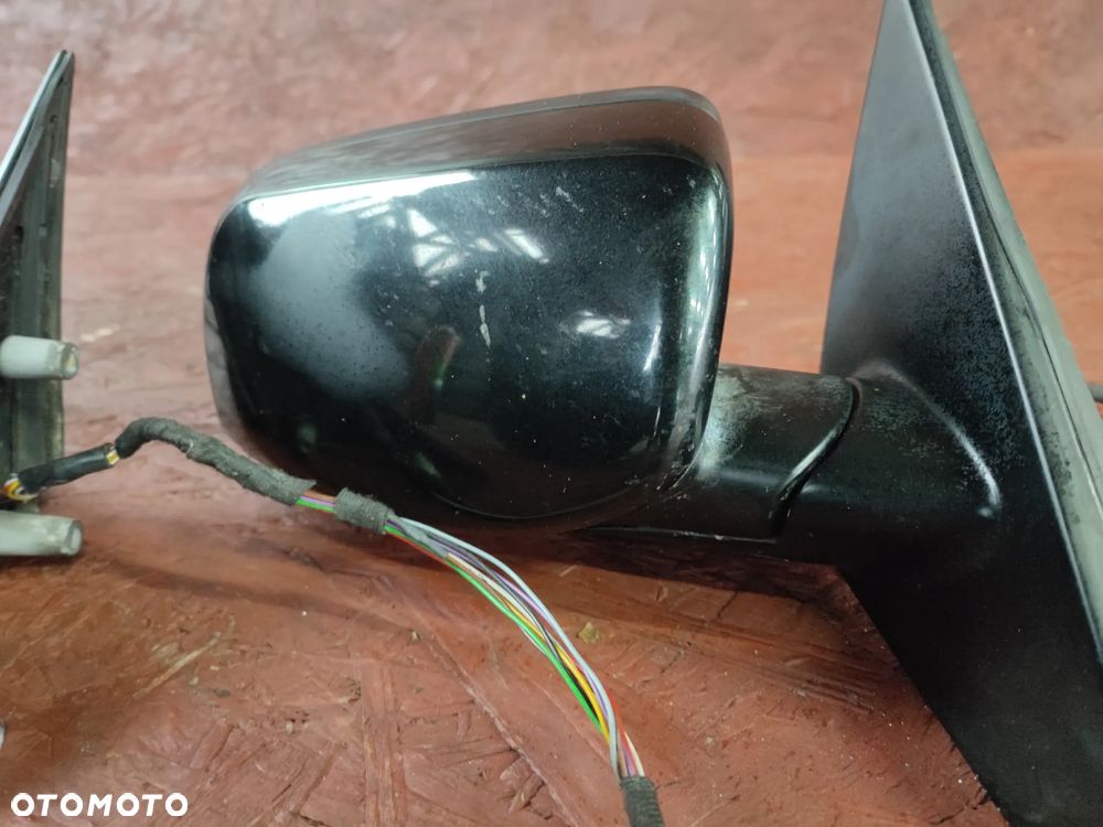 BMW E60 / E61 ORYGINALNE 2xLUSTERKA ZEWNĘTRZNE PRAWA STRONA EUROPA ELEKTRYCZNIE SKŁADANE, PODŚWIETLANE, FOTOCHROMATYCZNE, PODGRZEWANE 6-PIN O NR. 7 189 529 / 7 899 281 OEM - 14