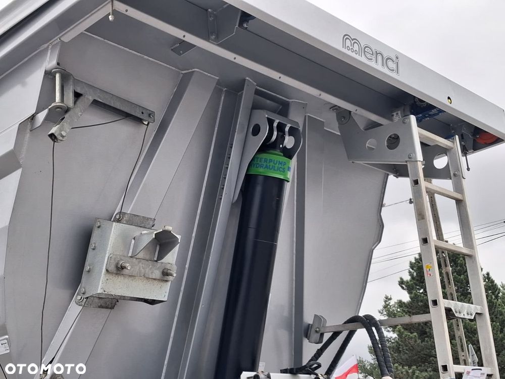 Menci Stalowa wywrotka 27m3, Elektryczny dach, Hardox - 3