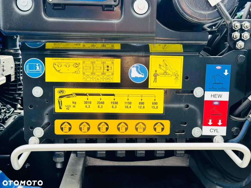 MAN MAN TGM TGL TGS 18.250 E6 // orginał. przebieg 107tys km // 4x2 // żuraw HMF 1420 K2 HDS dzwig kran crane - 31