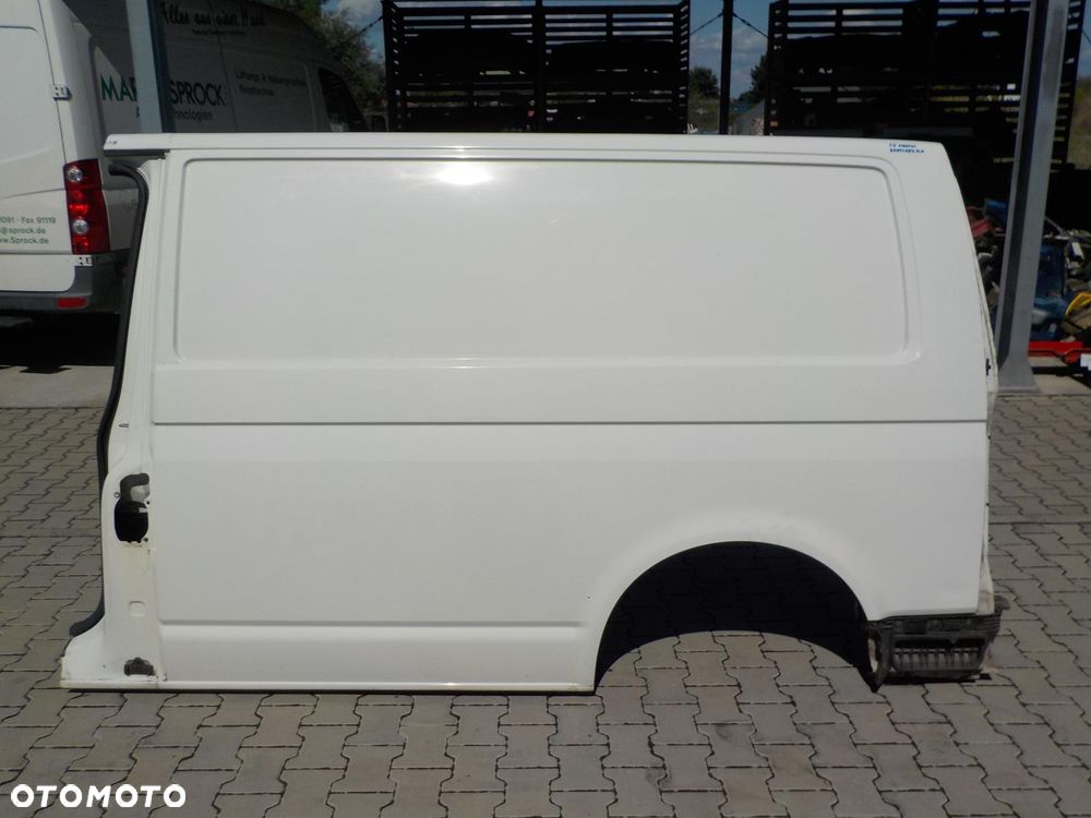 VW T5 T6 03- ĆWIARTKA LEWA LEWY BOK KRÓTKI POSZYCIE BŁOTNIK - 1