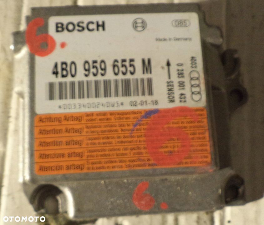 Komputer sterownik  4B0959655M AIR BAG VW AUDI - 1