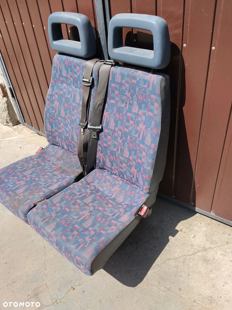 Fotele TYŁ Tylny Podwójny z pasami Bus - 7