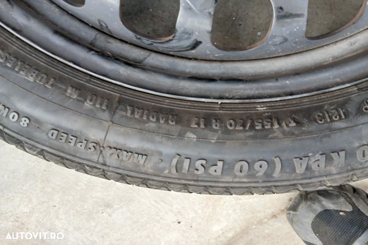 Roata de rezerva slim R17 2194000002 ET34 4.00BX17H2 155/70 R17 21940 - 2