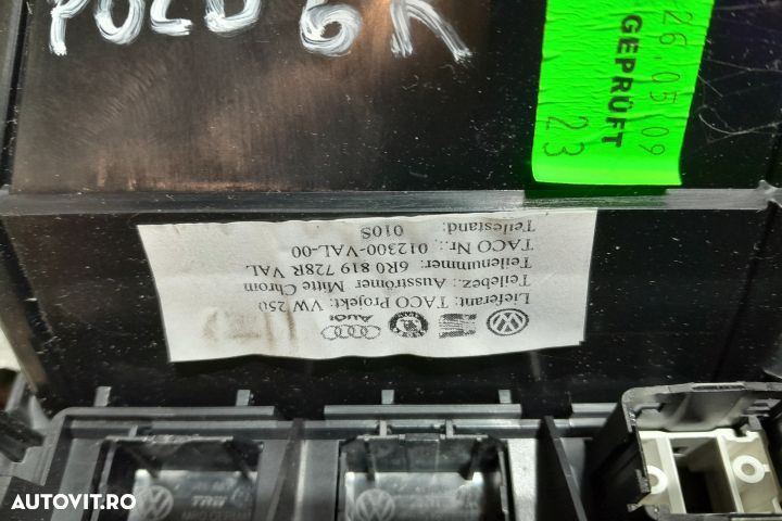 Grila ventilatie bord centru 6R0819728R Volkswagen VW Polo 5 6R [2009 - 4