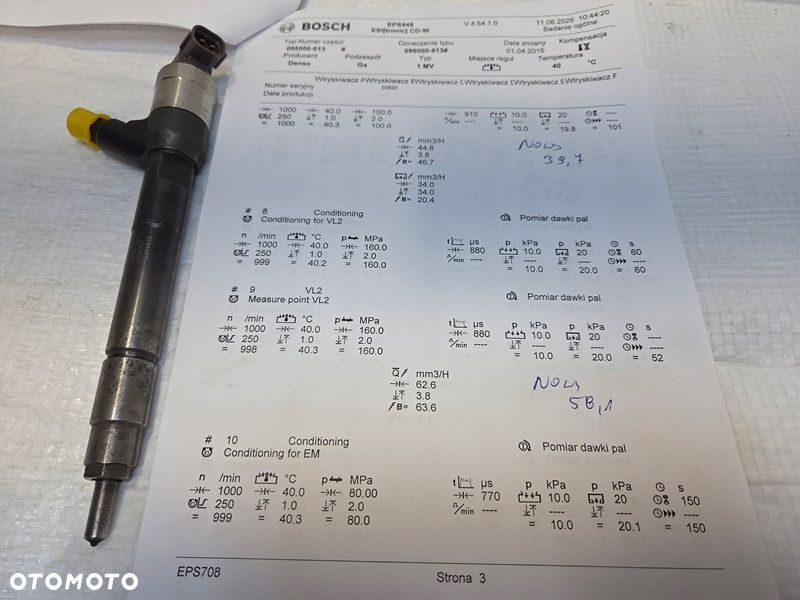 WTRYSK WTRYSKI WTRYSKIWACZE OPEL ASTRA K J MERIVA B 1.6 CDTI 55578075 - 15