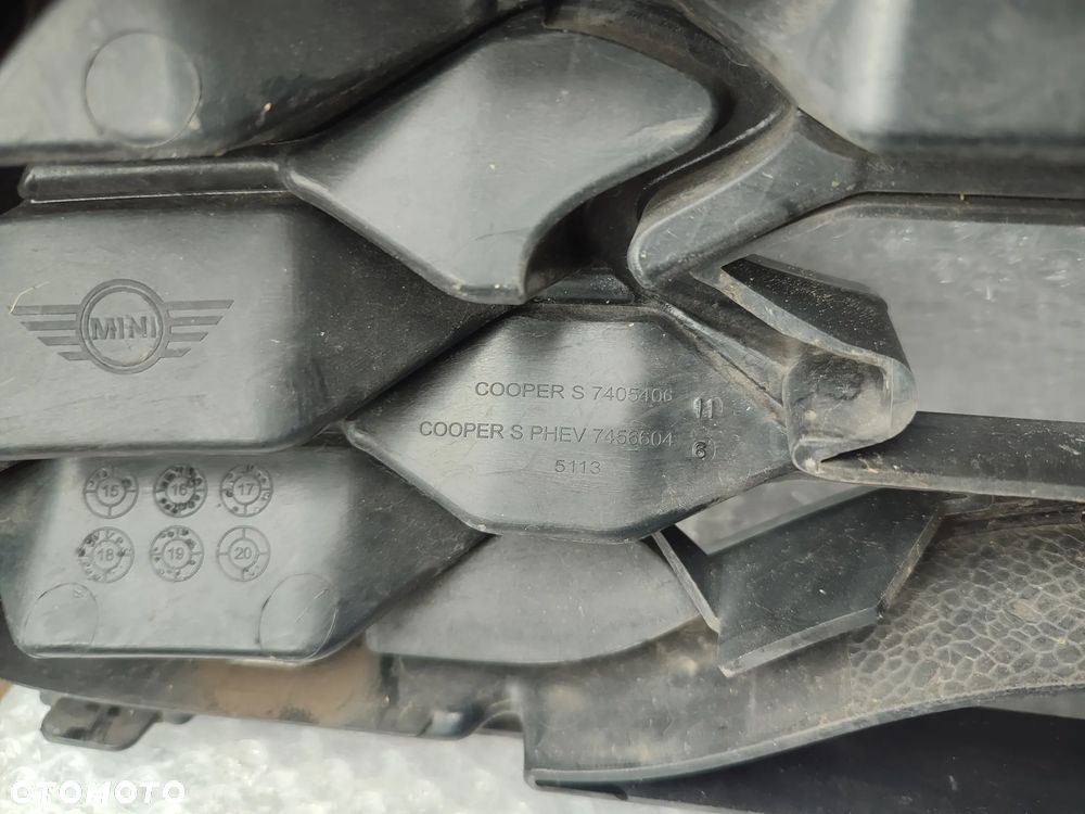 GRILL ATRAPA CHŁODNICY ZDERZAKA PRZÓD MINI COOPER COUNTRYMAN S II F60 - 9