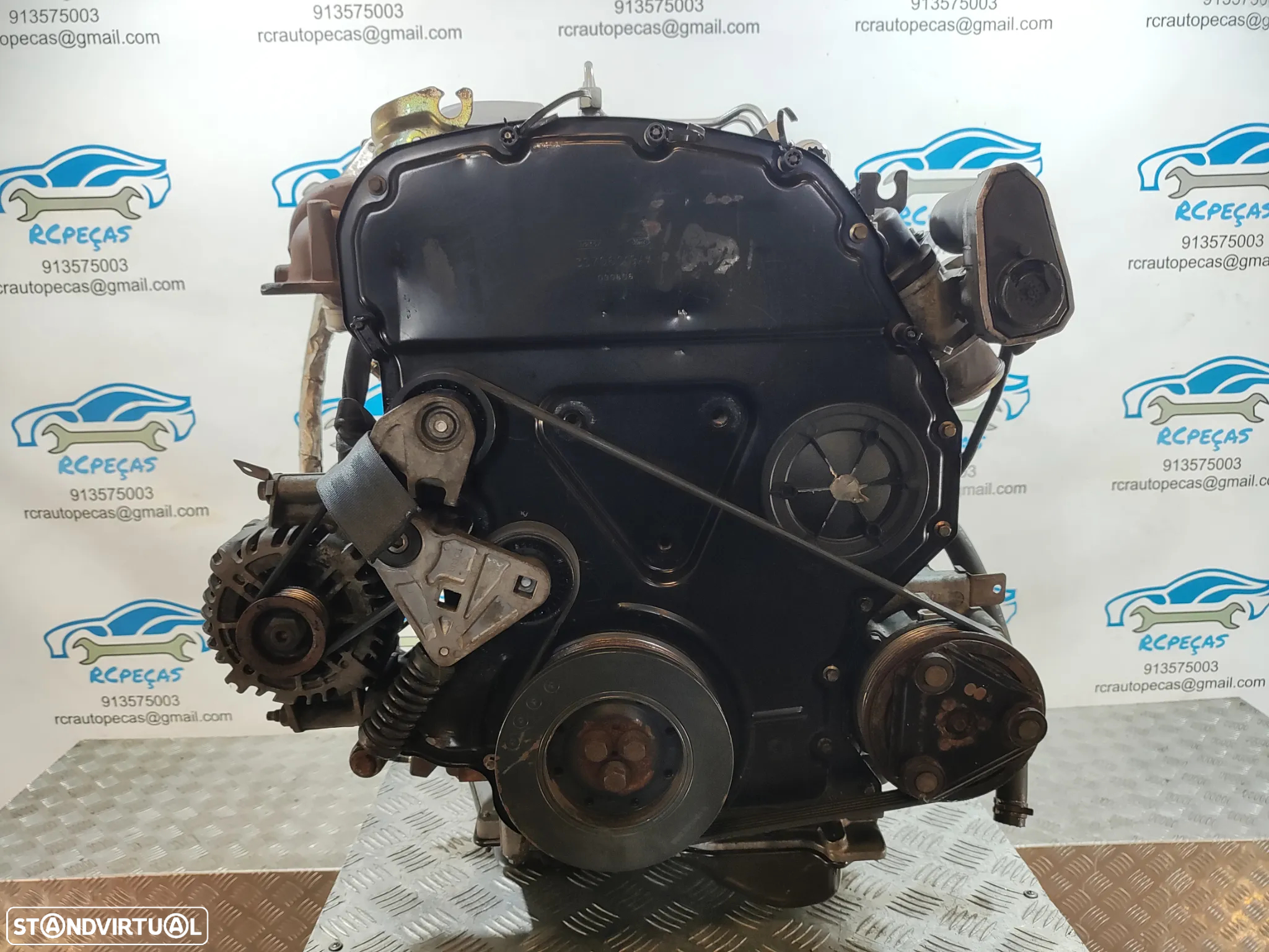 MOTOR COMPLETO 2.2 TDCI 16V 155CV QJBB FORD MONDEO III 3 MK3 TRANSIT SMAX S-MAX MOTOR ARRANQUE BIMASSA ALTERNADOR COMPRESSOR AR CONDICIONADO BOMBA DIRECAO DIREÇÃO TURBO INJETOR INJETORES - 3